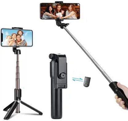 SHOP EXCITING R1 Selfie Stick Wireless With Remote Adjustable For Mobile Phone SFT-25 Tripod-image-35