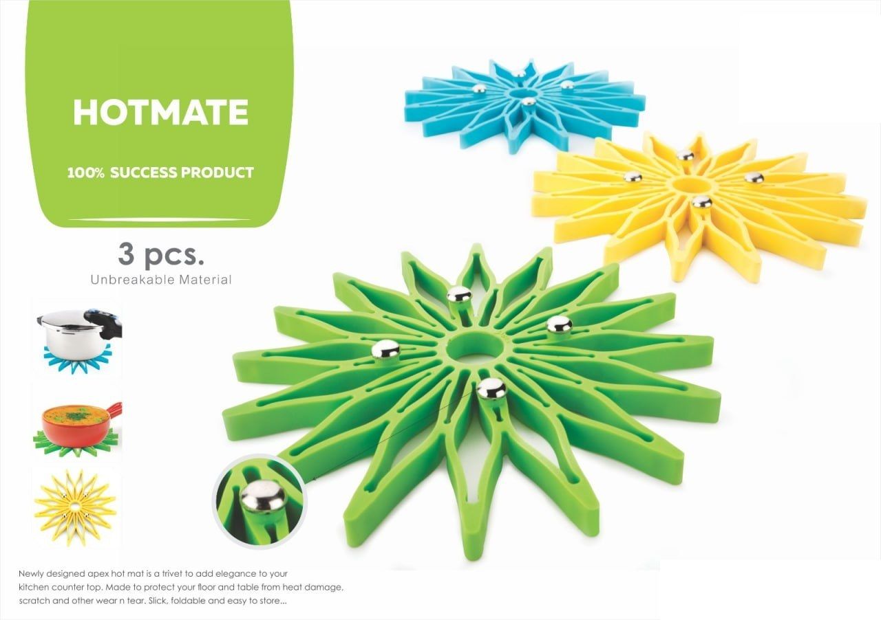Hot Mat Plastic Trivet Round Trivet-image-4