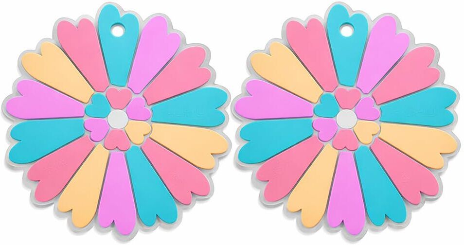 7seas Silicone Flower Trivet Mat, Heat-Resistant Mat for Hot Pots & Pans, Dining Table silicone Trivet-picture-40