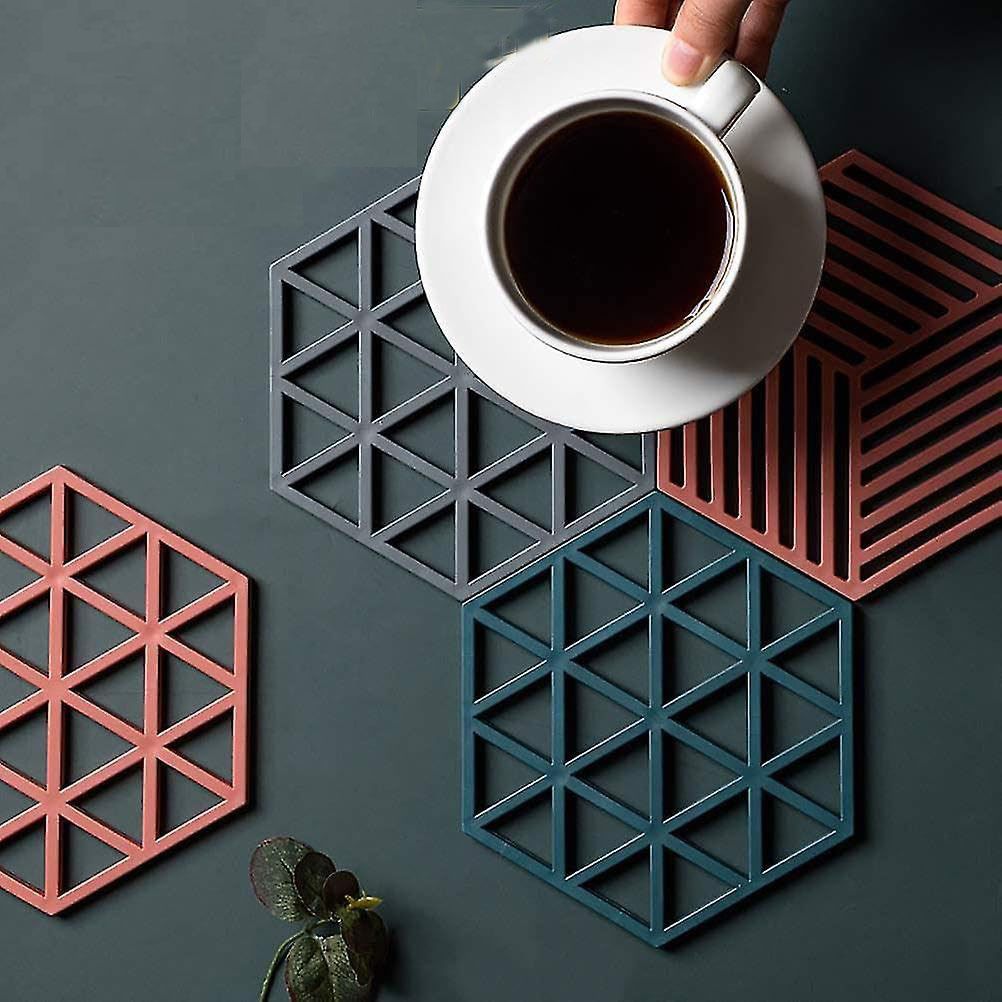 Pot Holder Mats for Hot Dishes, Heat Resistant Pads Multipurpose Multicolor mate Trivet