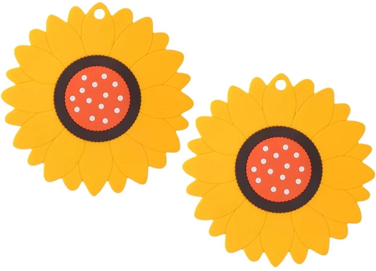 SUNFLOWER_A_MEDIUM_YELLOW_2PC Sunflower Trivet-image-7