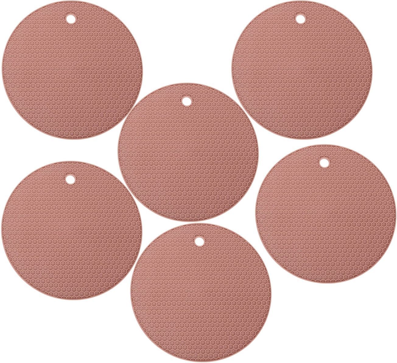 woodtula ROUND_B_BROWN_6PC Round Trivet-picture-13