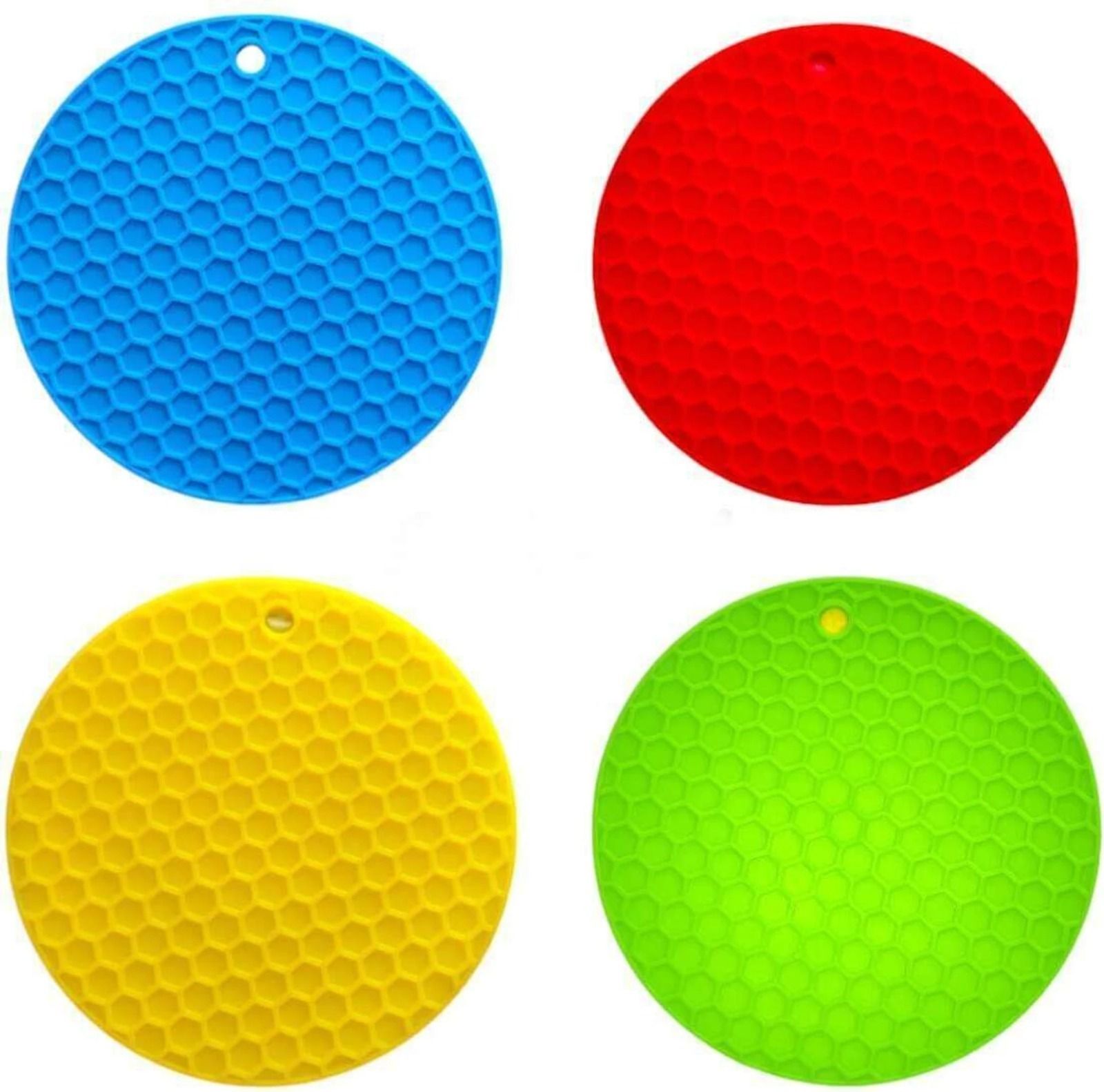 mpr4 multi hot mat round with hanging hole 4 piece Round Trivet-picture-40