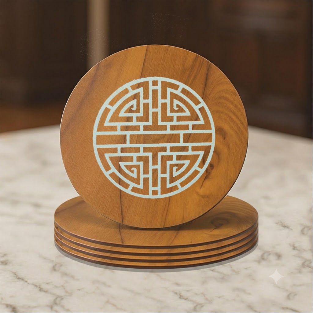 rjventures Premium Wooden Trivet Heat-Resistant Stand for Kitchen Cafe & Restaurant Matte Finish Trivet-picture-16