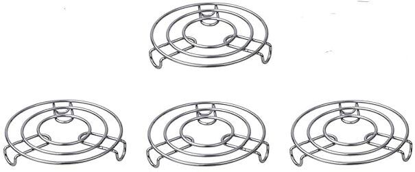 npr Stainless Steel Heat Resistant Hot Pan/Pot Stand Mat Trivet | Anti-Slip Mat Surface Trivet-picture-47