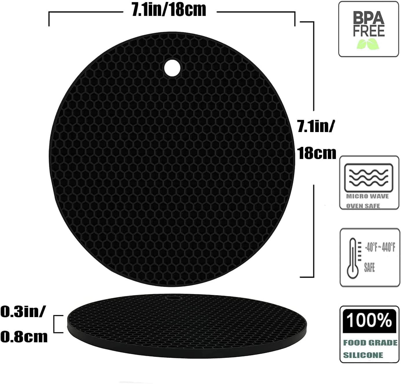 Trivets for Hot Dishes, Silicone Trivet Pads for Kitchen NA Trivet-image-36