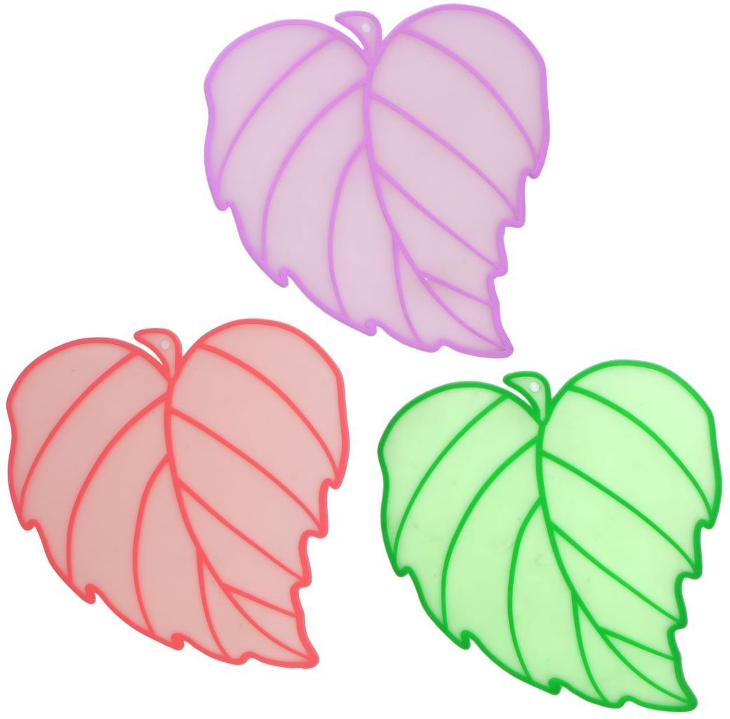 neevanta Leaf Charm Coaster Collection Matte Trivet-picture-3