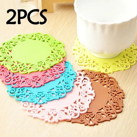 Heat Mat Resistant Waterproof Oil-Proof Coffee Table Cup Mats Pad Placemat Mat Trivet-image-8