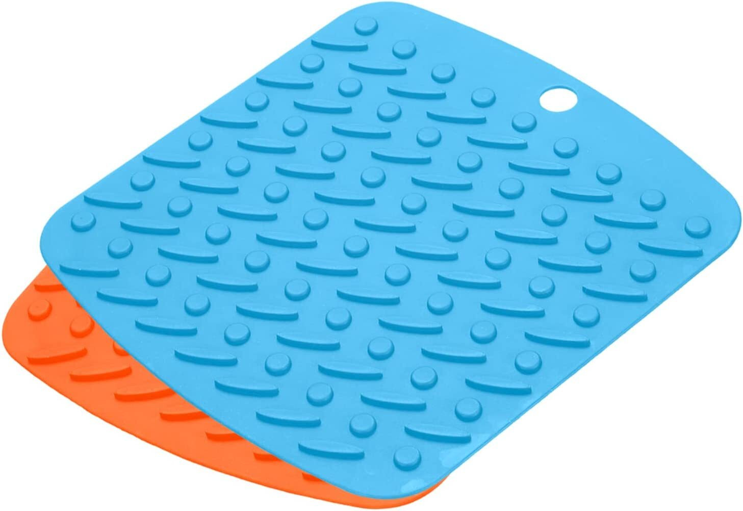 besillia Silicone Trivet Mats Non-Slip,Flexible & Multipurpose Hot Pads Pan Holder Random Trivet image 1