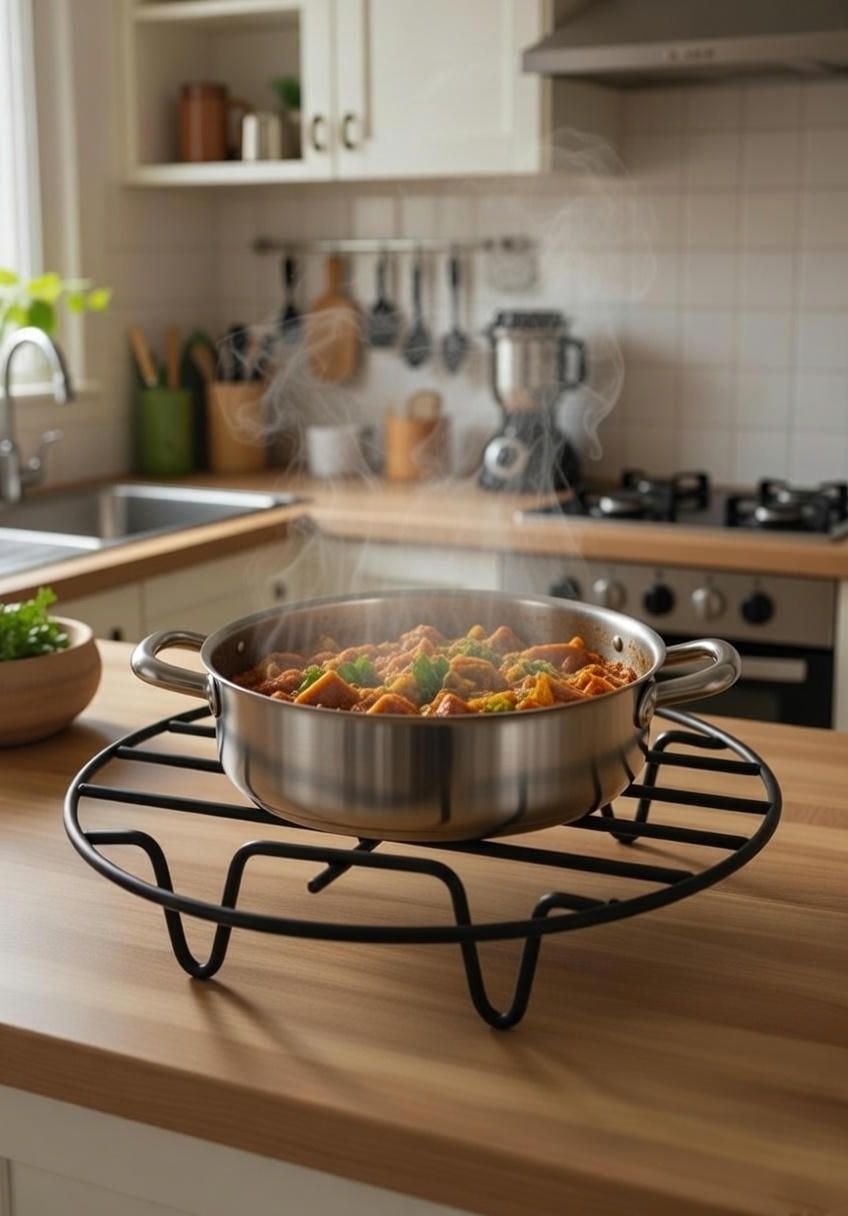 bnb crafthouse 01 Mad black Powder coating Trivet-picture-27