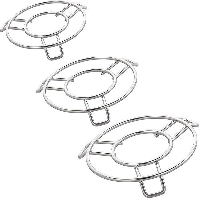 DS_18 Hot Pot Stand Shining Stainless Steel Trivet-image-49