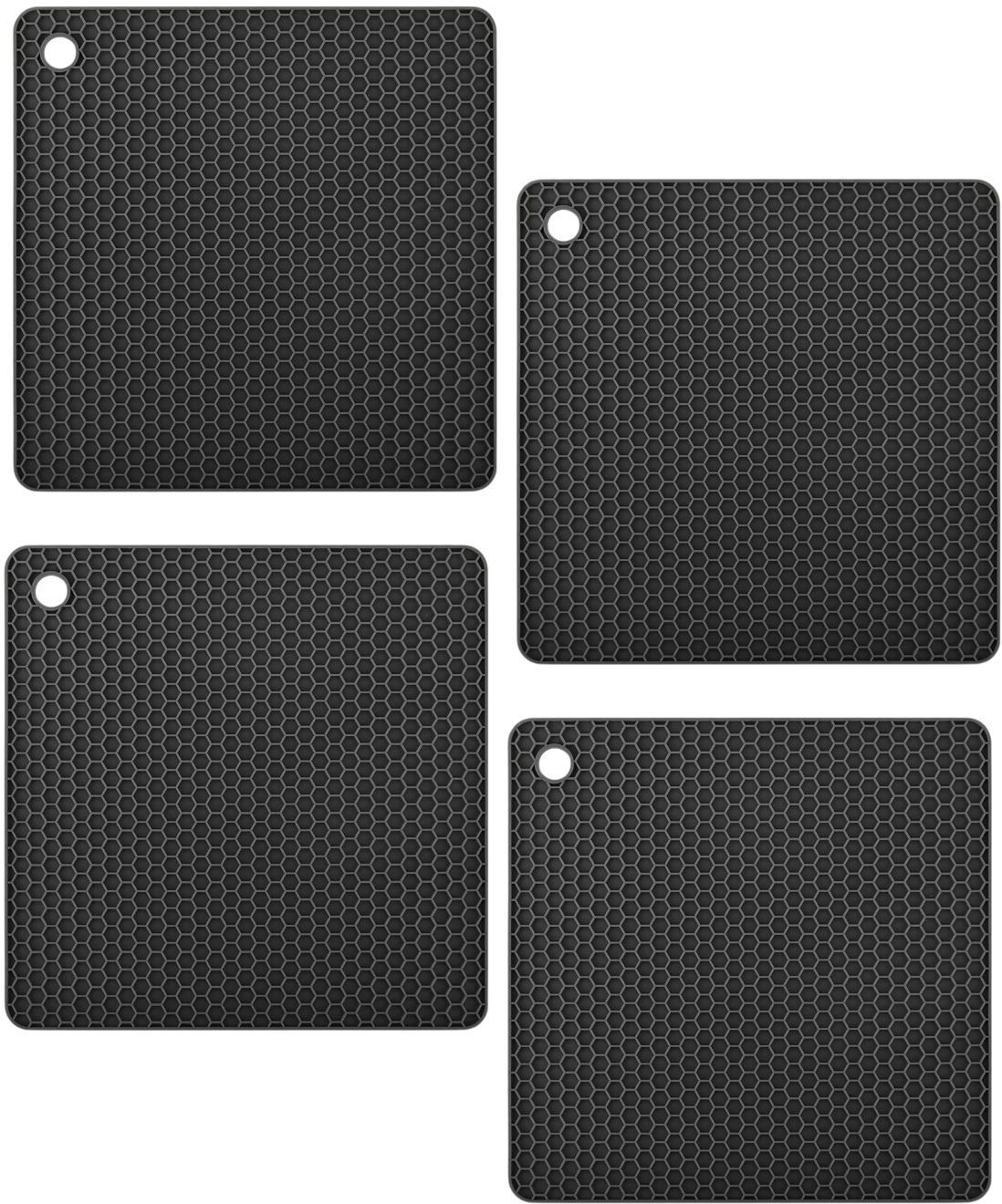 SQUARE_B_BLACK_4PC Square Trivet-image-22