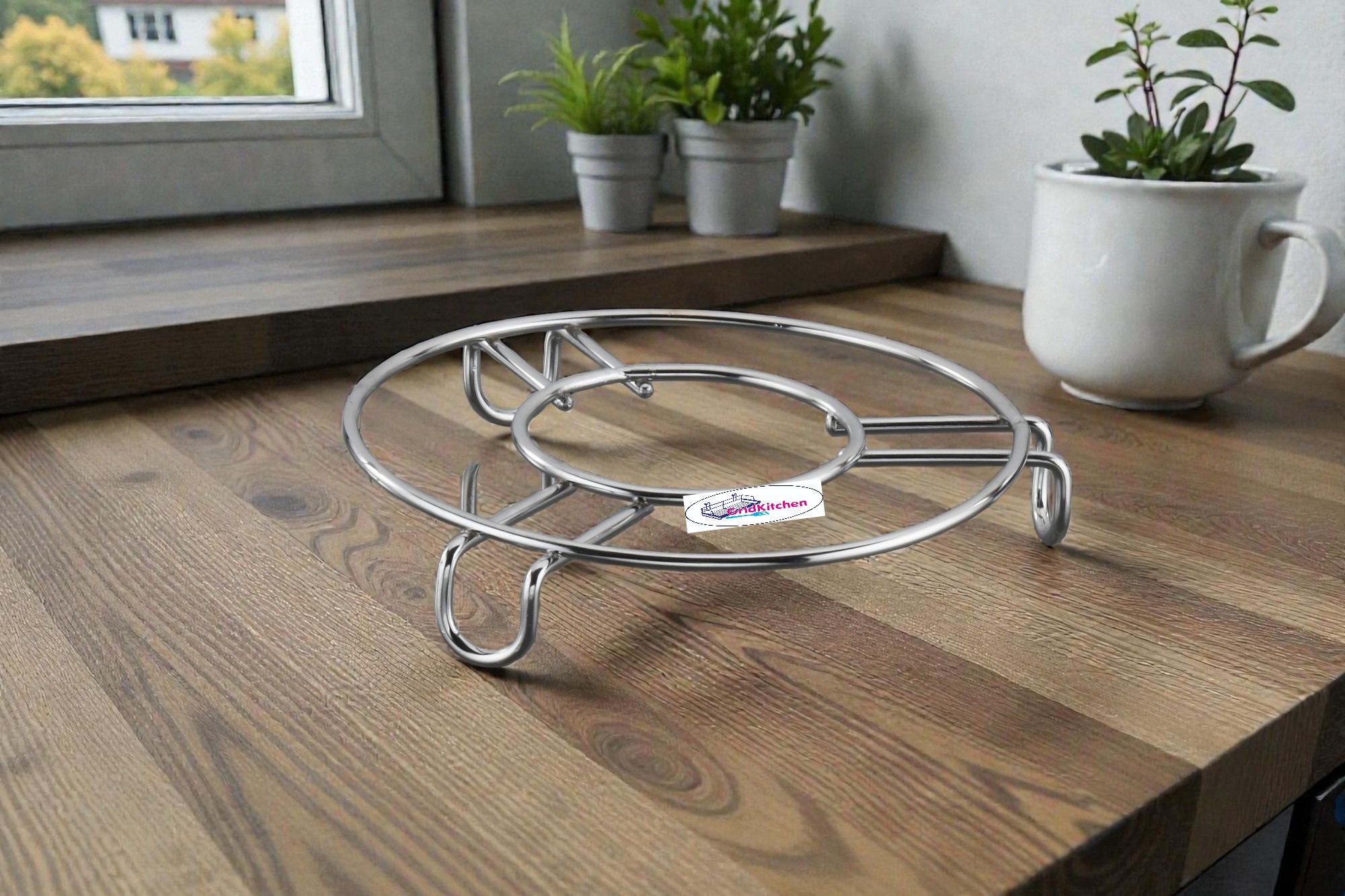 U TRIVET _B Chome Finished Trivet-image-5