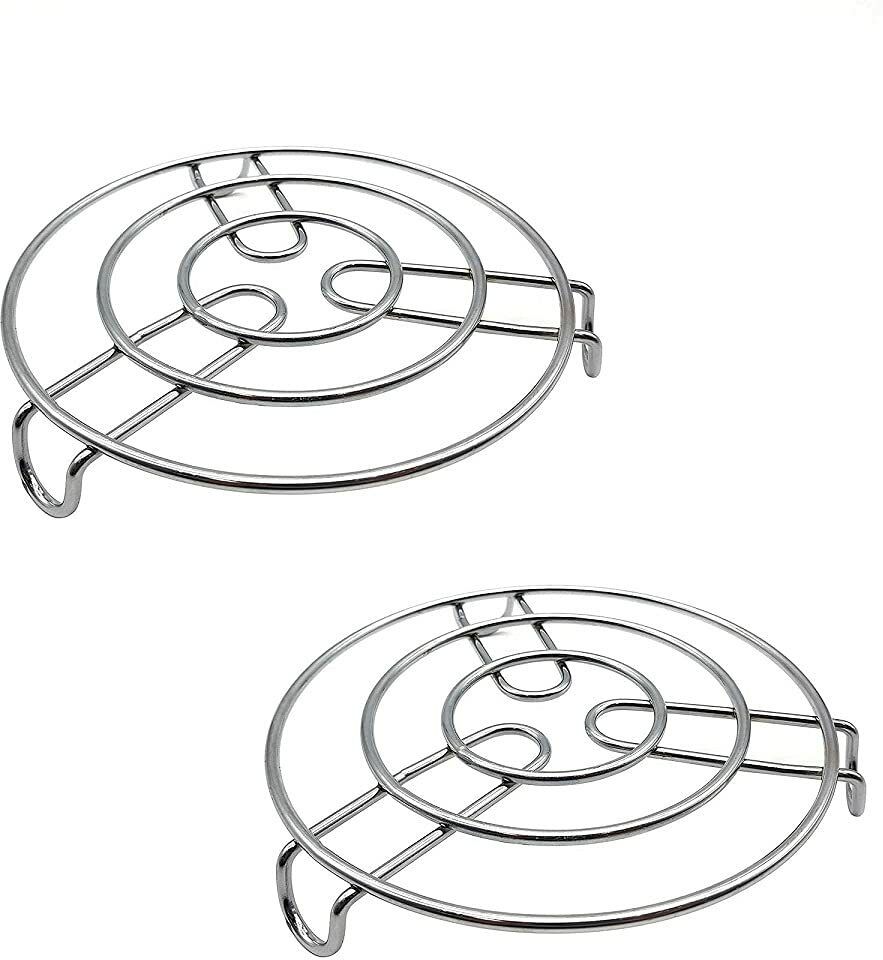 Stainless steel trivet for kitchen | Hot pot stand |glossy Trivet