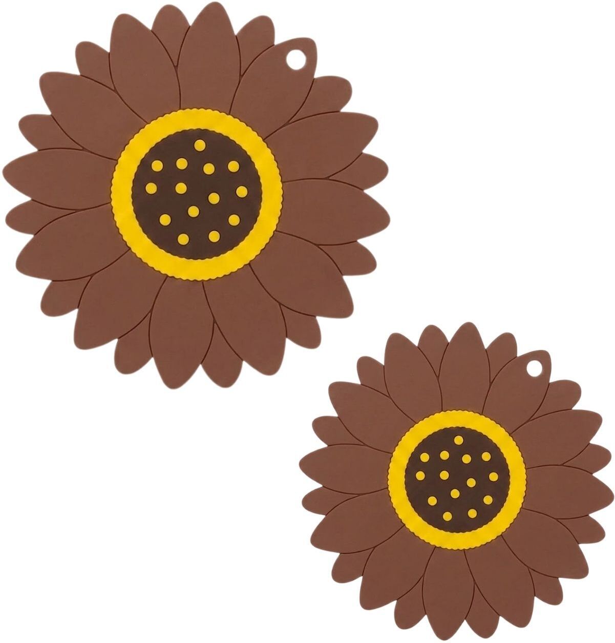 SUNFLOWER_A_BIG + MDL_BROWN_2PC Sunflower Trivet-image-13