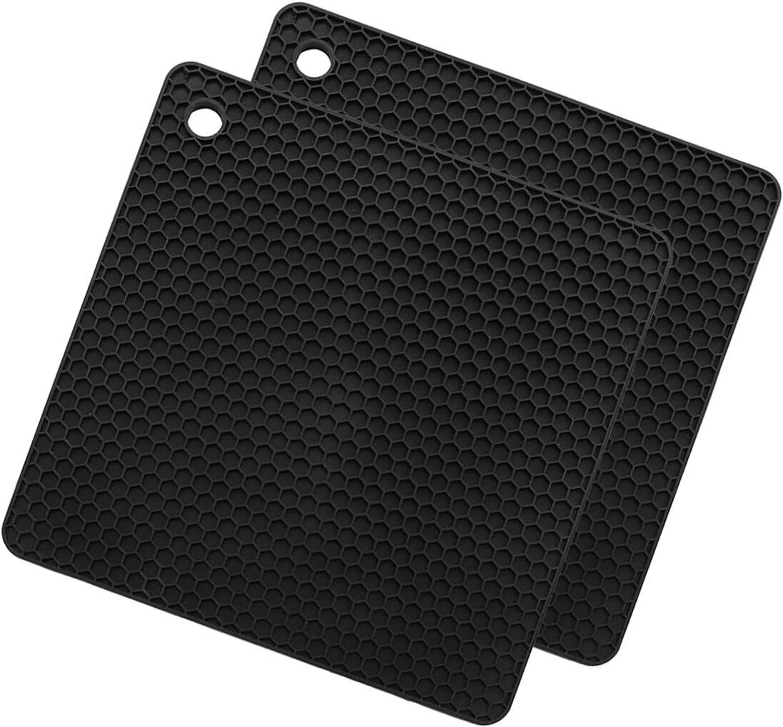 oicia SQUARE_B_BLACK_2PCS Honeycomb Trivet-picture-31