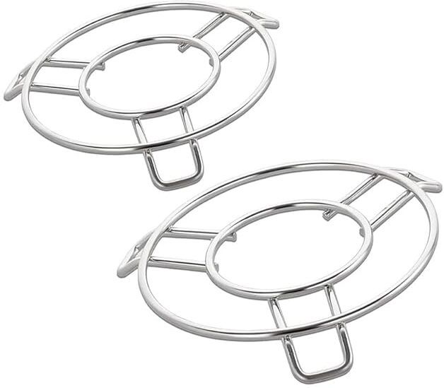 ananth 2 Pieces Stainless Steel Trivets Hot Pot Mat Stand for Kitchen Stainless Steel Trivet-picture-41