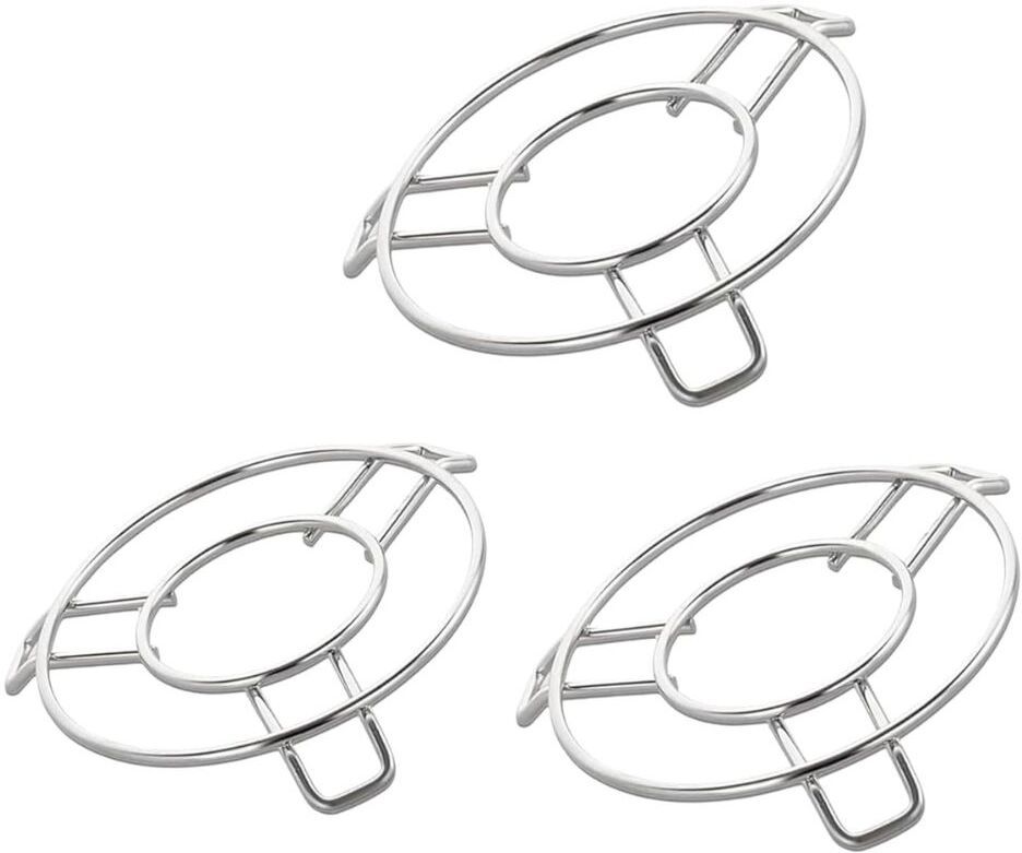 nestio Steel Hot Pot Stand | dining table hot pot mat stand for kitchen Steel Trivet Stainless Steel Trivet-picture-30