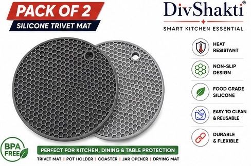 divshakti Kitchen Mat for Hot Utensils 23 Matte Trivet-picture-48
