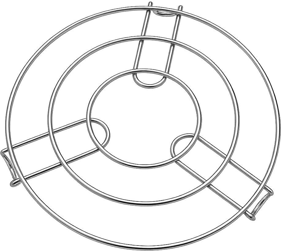Stainless Steel Round Gas Stove Trivet Pan Support Stand Rack for Kitchen Usage Stainless Steel Polished Trivet-image-26
