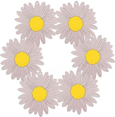 besillia Sunflower Shape Anti-Skid Heat Resistant Tableware Mat/Coaster 19 Cm, Pink Trivet-picture-17
