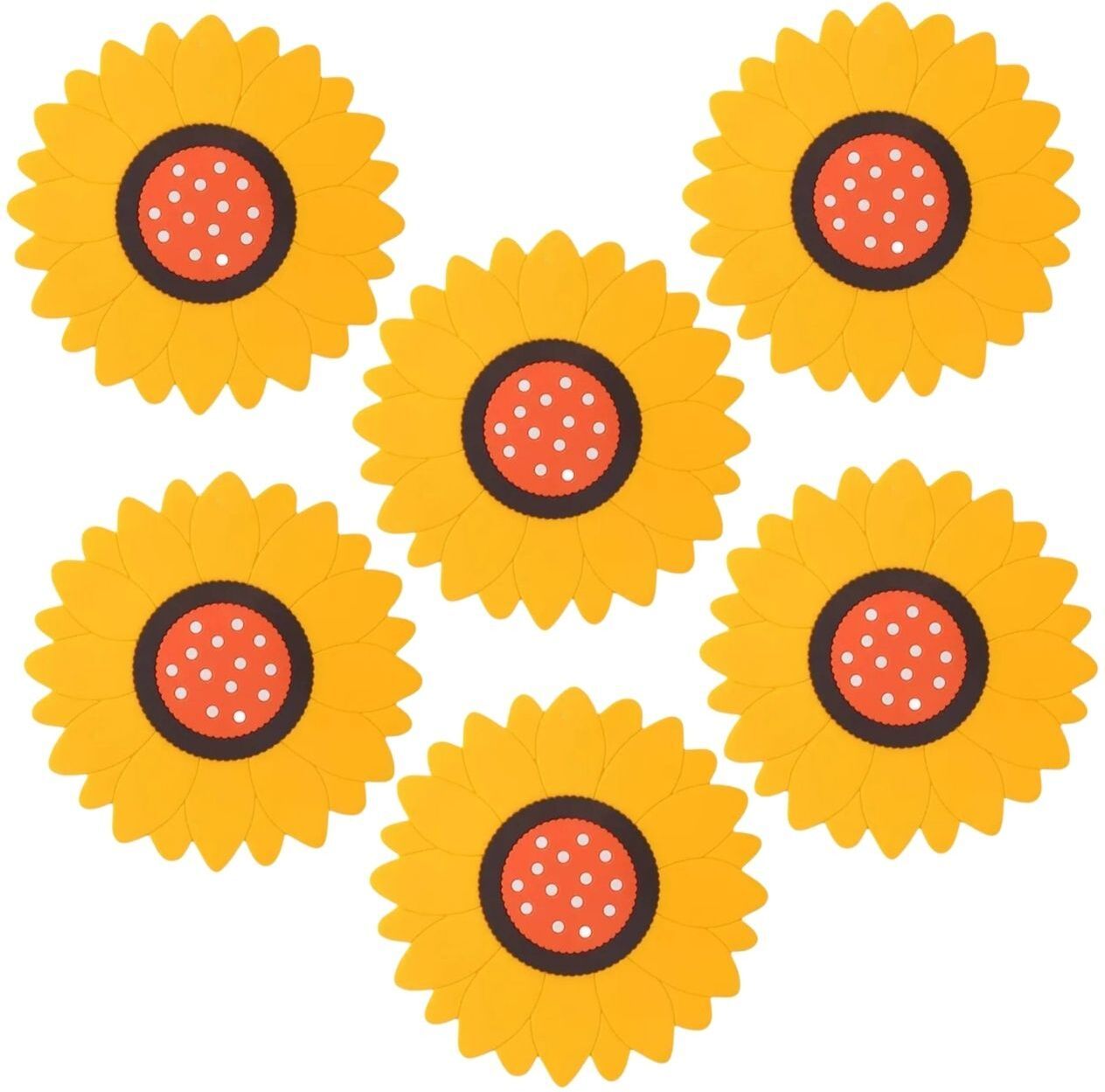 SUNFLOWER_A_SMALL_YELLOW_6PC Sunflower Trivet-image-22