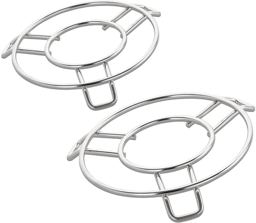 insta 1004 Smooth Polished Finish, Glossy Silver Finish, Polished Stainless Steel Trivet-picture-44