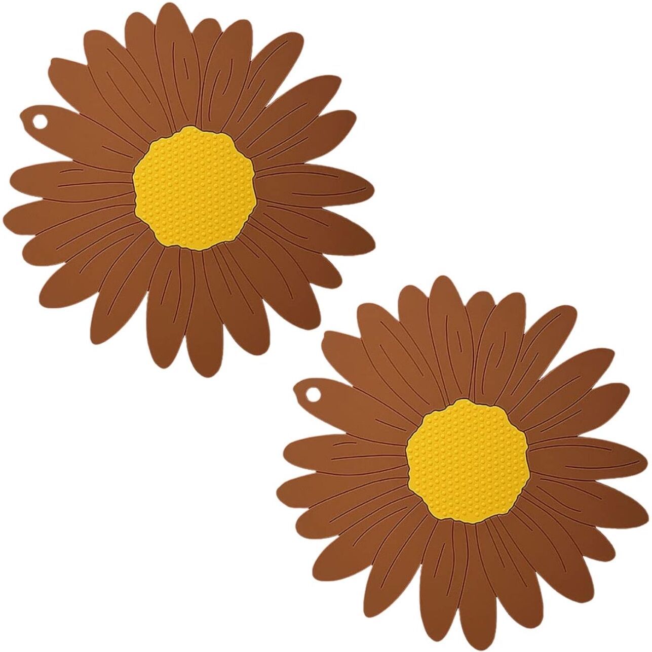 SUNFLOWER_B_BIG_BROWN_2PC Sunflower Trivet-image-11