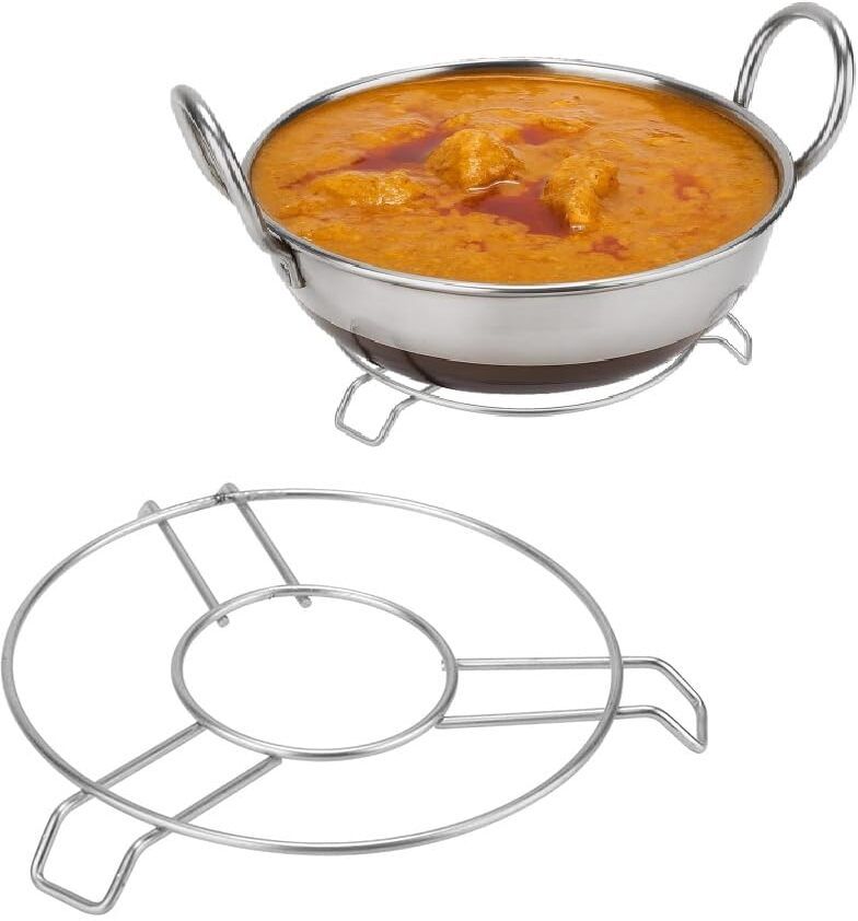 divyanshi Stainless Steel Trivet | Steamer Rack Stand for Soup Bowl, Dishes, Pots, Pans Steel Trivet-picture-16