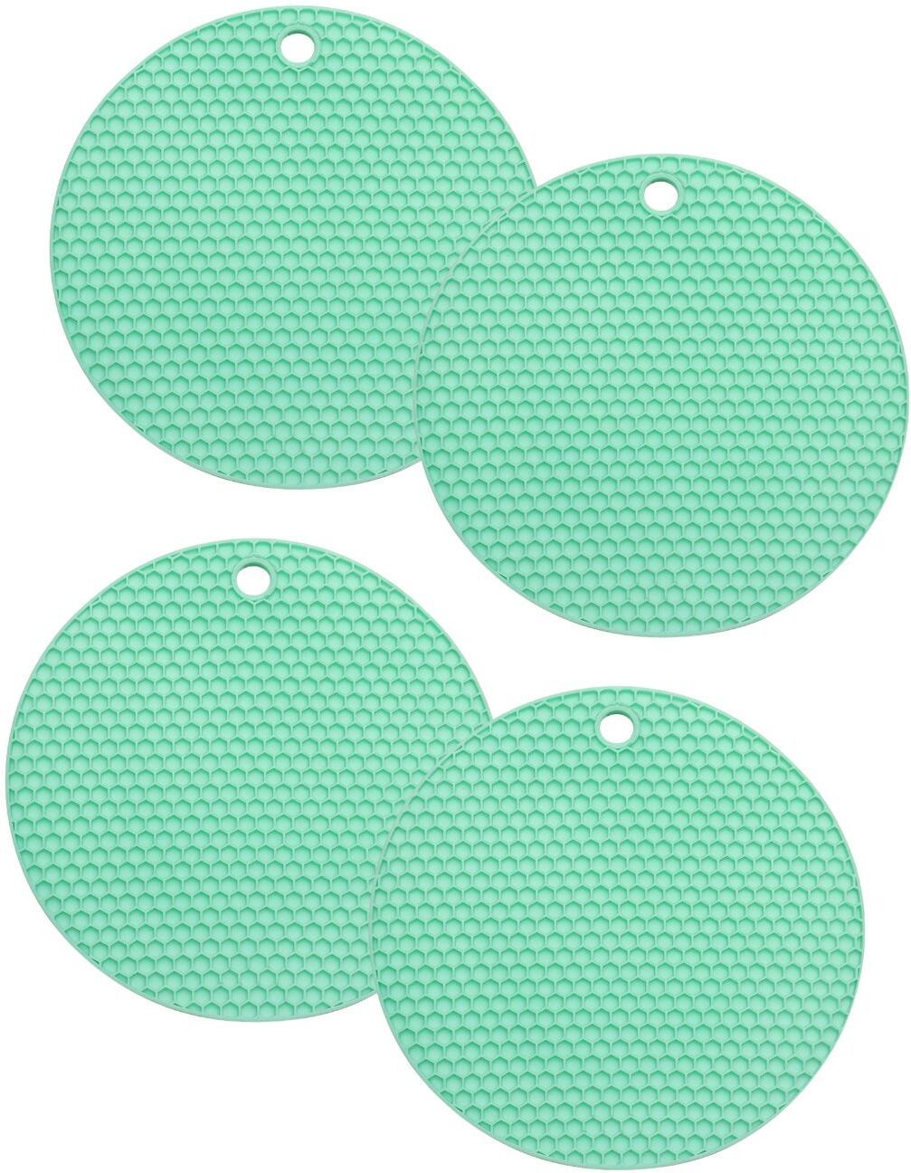 woodtula ROUND_B_GREEN_4PC Round Trivet-picture-12
