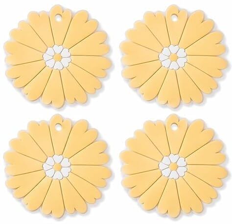 wrapwall FLOWER-DRAIN-02 Non-Glossy Matte Surface Trivet-picture-11