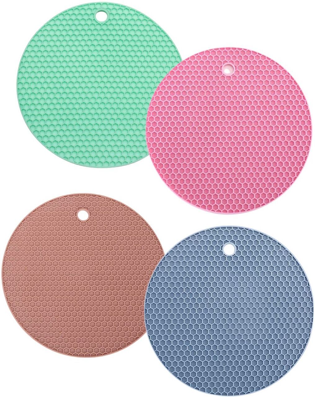 woodtula ROUND_B_RANDOM_4PC Round Trivet-picture-18
