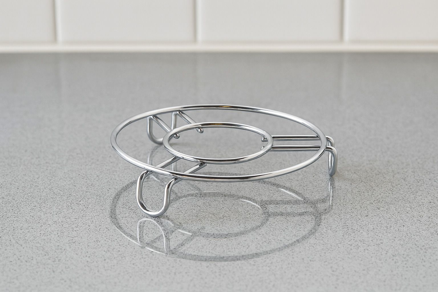 U TRIVET _C Chome Finished Trivet-image-2