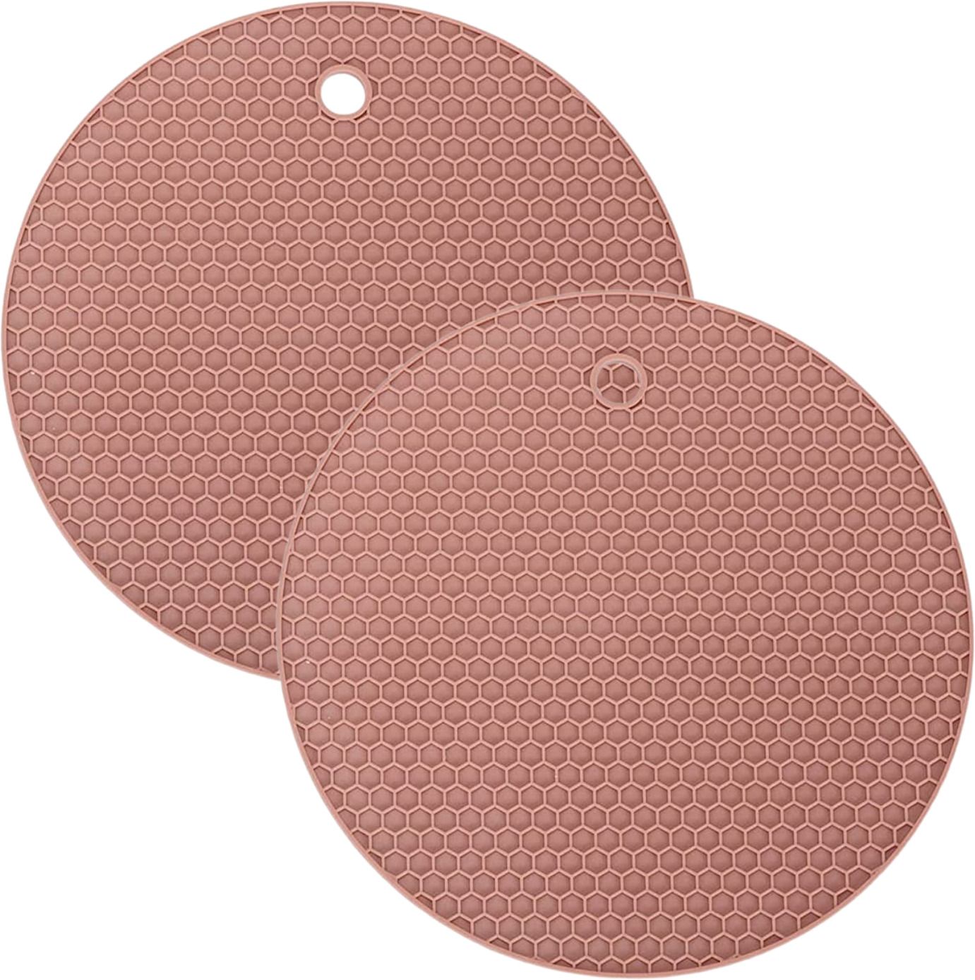 oicia ROUND_B_BROWN_2PCS Honeycomb Trivet-picture-41