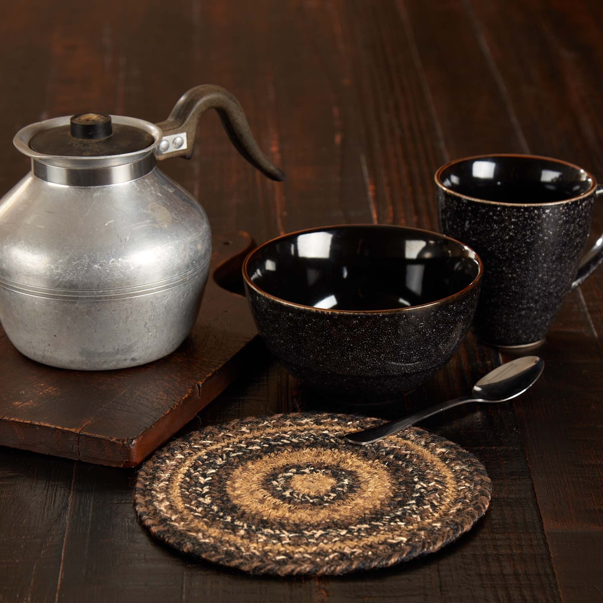 m2 creations Espresso - Trivet - 8 inch Plain Trivet-picture-15