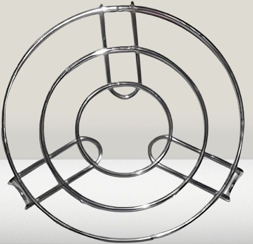 Stainless Steel Cooker Stand Silver Trivet-image-4