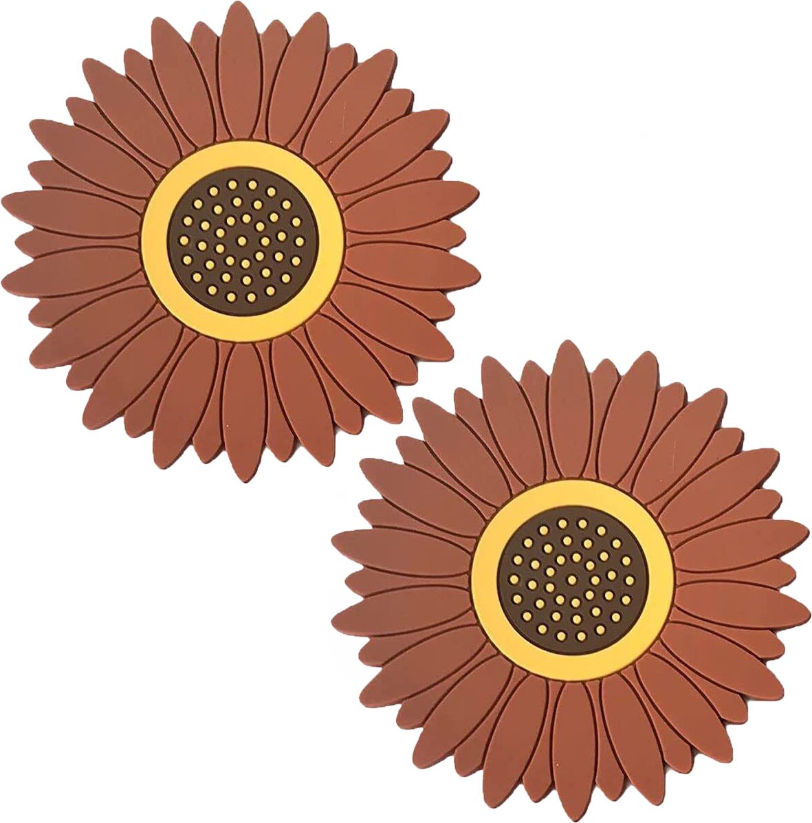 oicia SUNFLOWER_A_BIG_BROWN_2PCS Smooth Trivet-picture-36