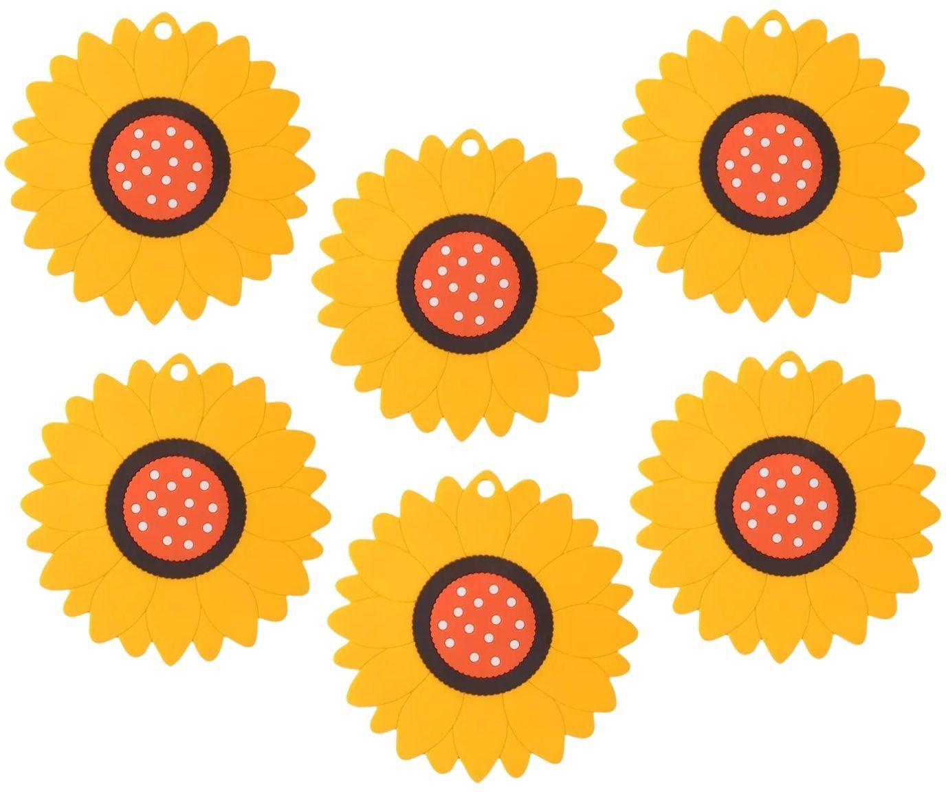SUNFLOWER_A_MEDIUM_YELLOW_6PC Sunflower Trivet-image-8