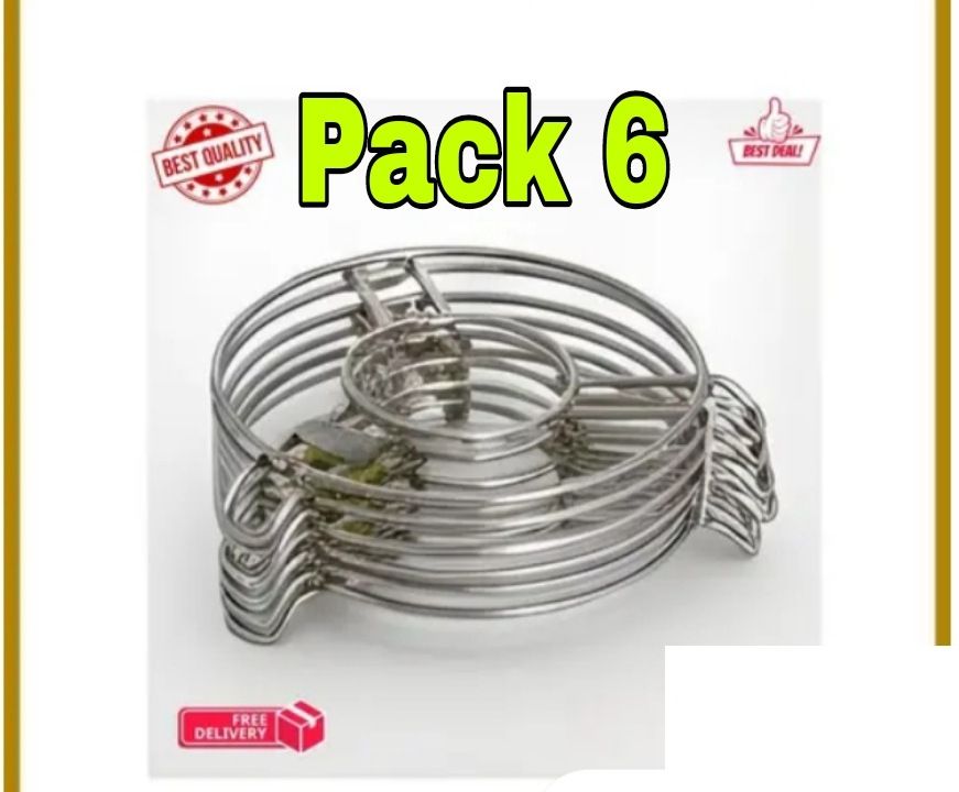 spectrahub SH 18 (Pack 6) Stainless steel Trivets for kitchen stainless trivets #trivets Round Trivet-picture-19
