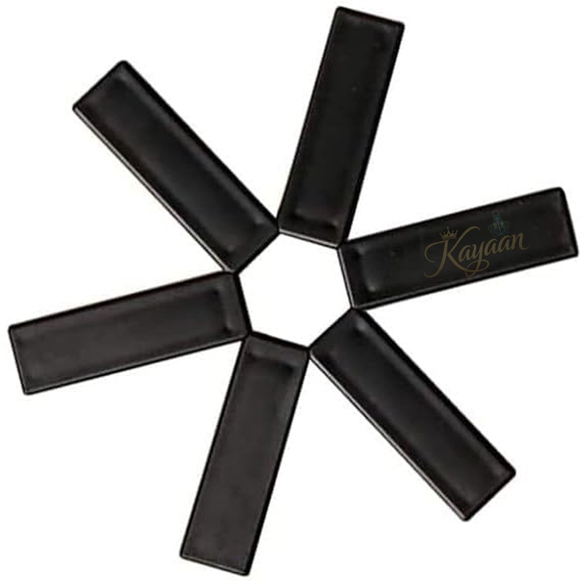 kshirsagar Folding Heat Insulation Pad Non Slip Creative Expandable Holders for Hot Pans Glossy Trivet-picture-22