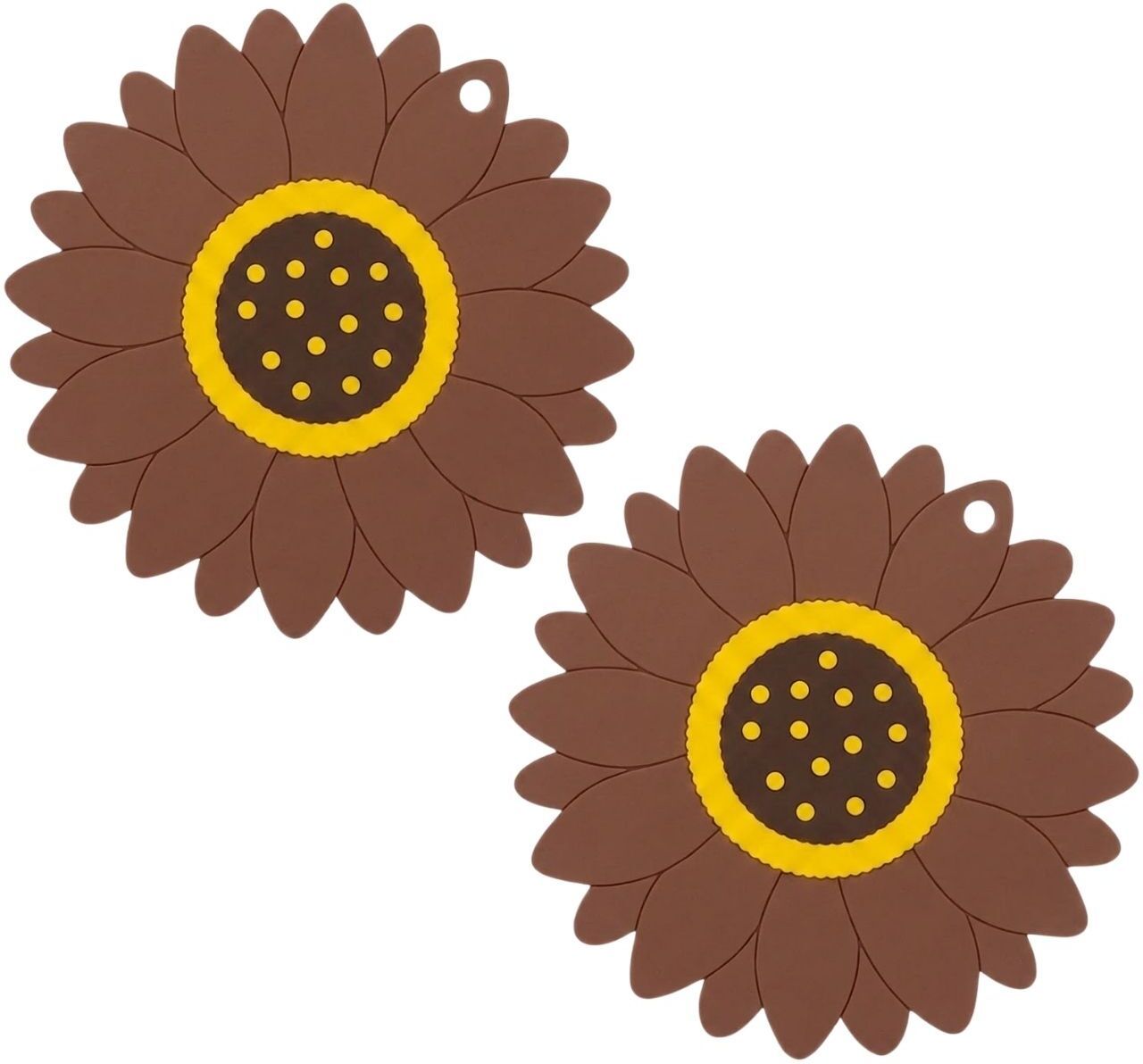 SUNFLOWER_A_MEDIUM_BROWN_2PC Sunflower Trivet-image-34