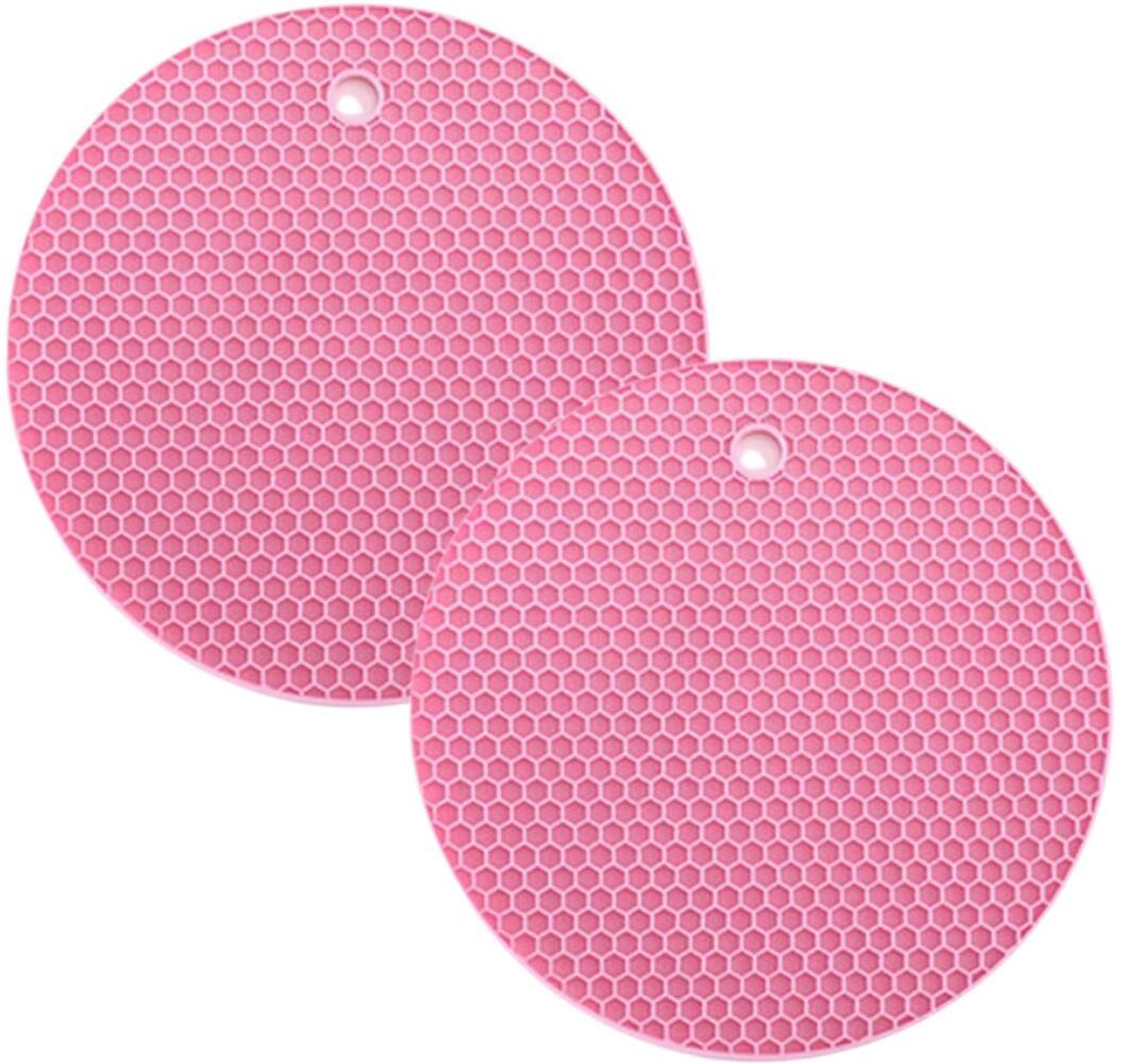 woodtula ROUND_B_PINK_2PC Round Trivet-picture-17