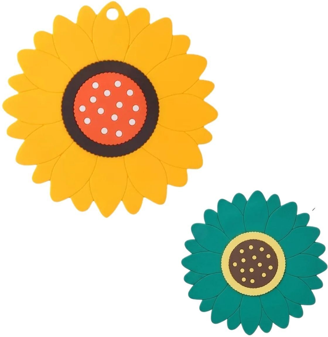 woodtula SUNFLOWER_A_MDL + SML_RANDOM_2PC Sunflower Trivet-picture-29