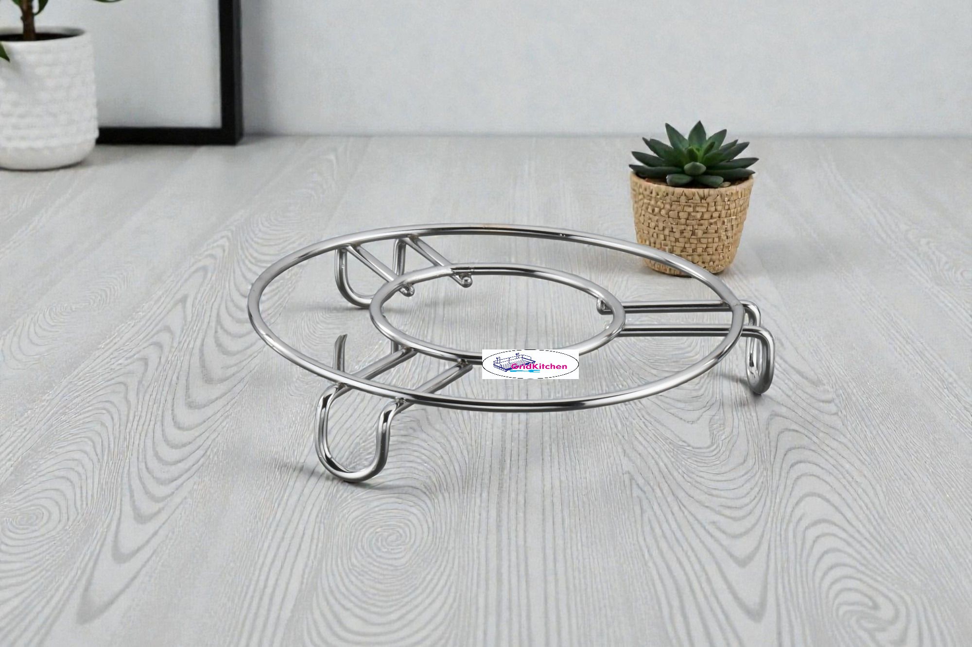 U TRIVET _A Chome Finished Trivet-image-3
