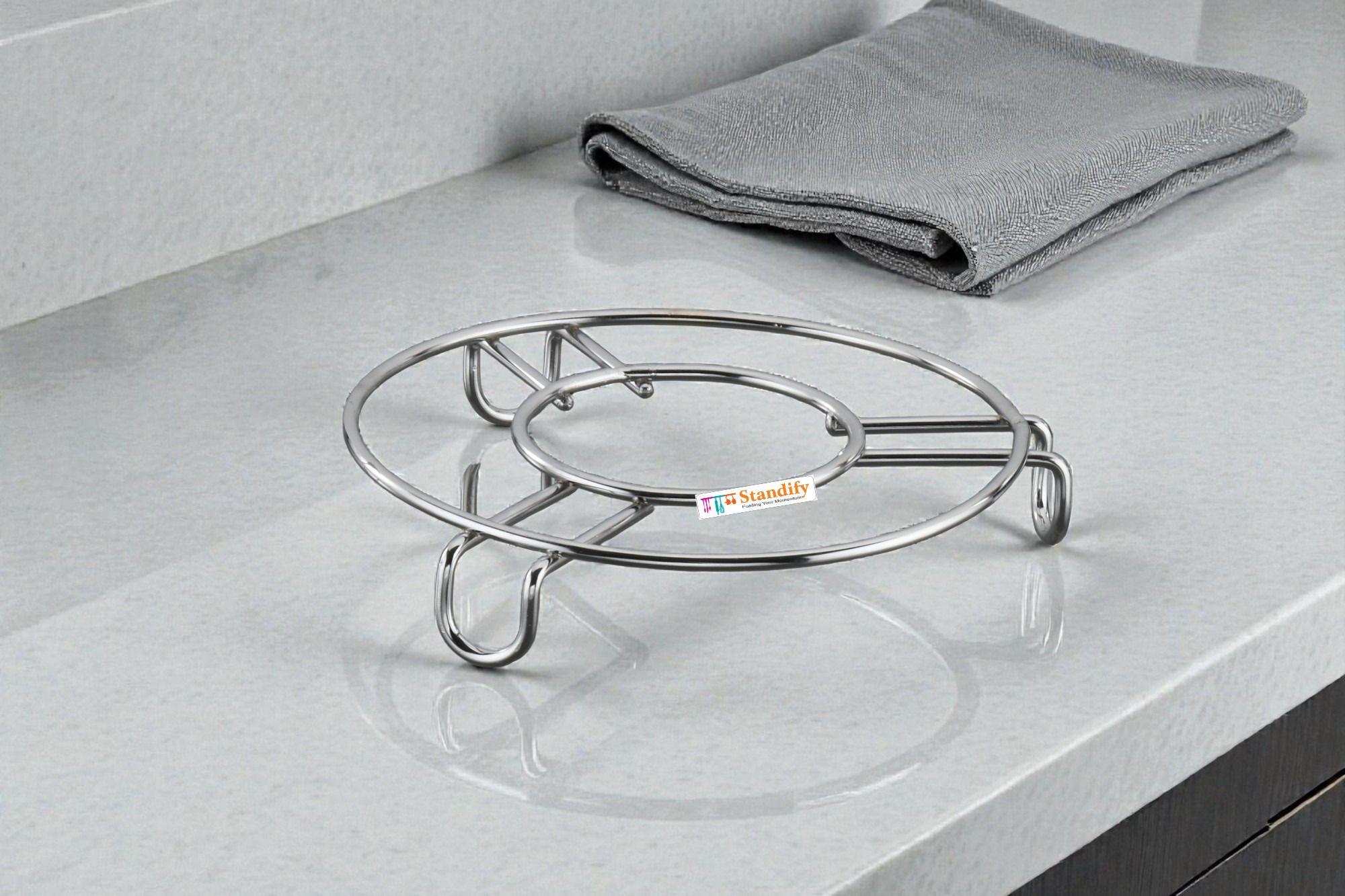 U Trivet C Chrome Finished Trivet-image-41
