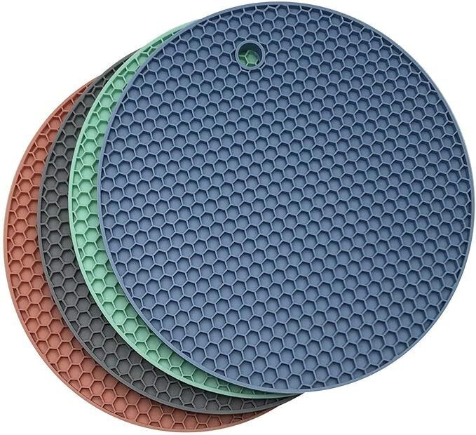 shivalik hotmat new color Premium Textured Honeycomb Surface Trivet-picture-32
