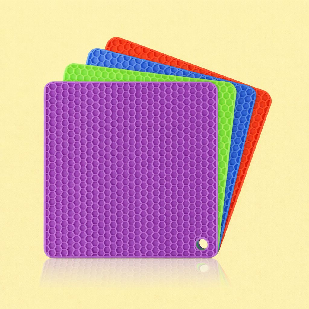 rebel Heat Resistant Silicone Trivet Pad for Hot Utensils & Coasters classic Trivet-picture-34