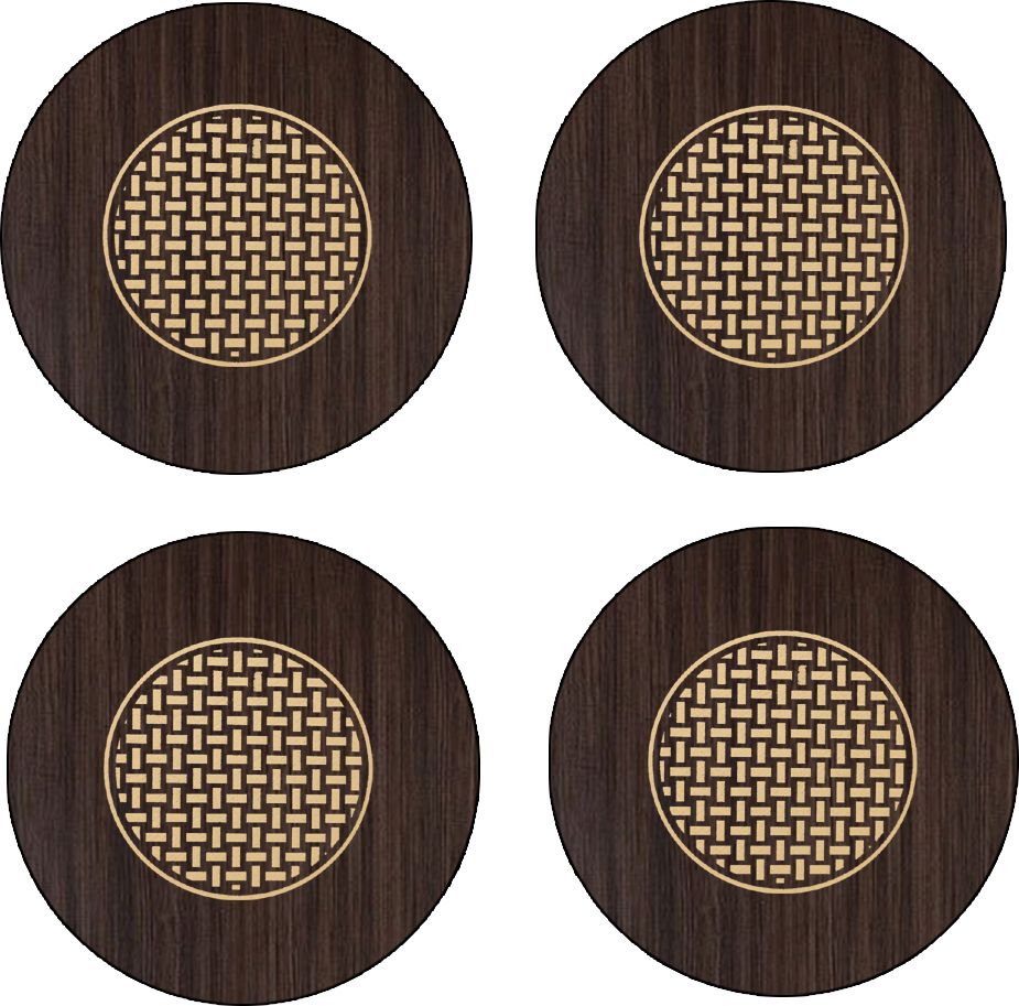 rjventures Premium Wooden Trivet, Heat-Resistant Stand for Kitchen, Café & Restaurant Wood finish Trivet-picture-37