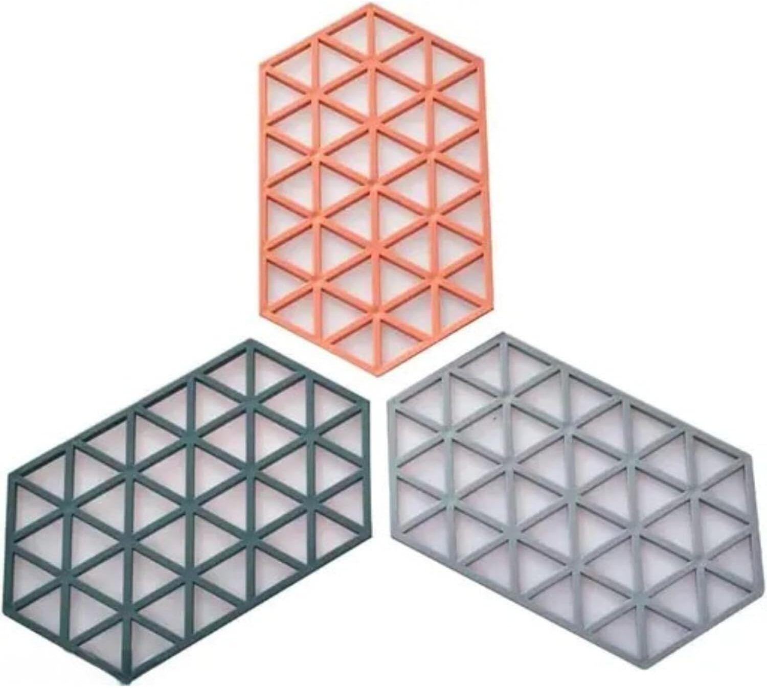 beyteq Trivet Mat, PVC Empty Interior Table Mat, Tableware Heat Insulated Mat Silicone Trivet-picture-21