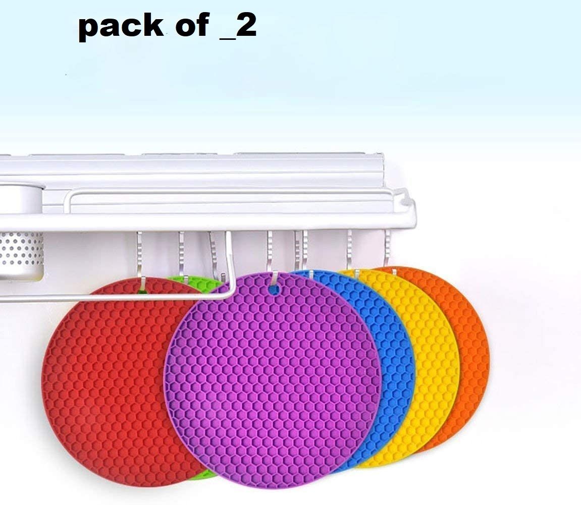 Circular Flexible Round Shape Silicone Multipurpose Multifunction Honeycomb_ Trivet Trivet-image-33